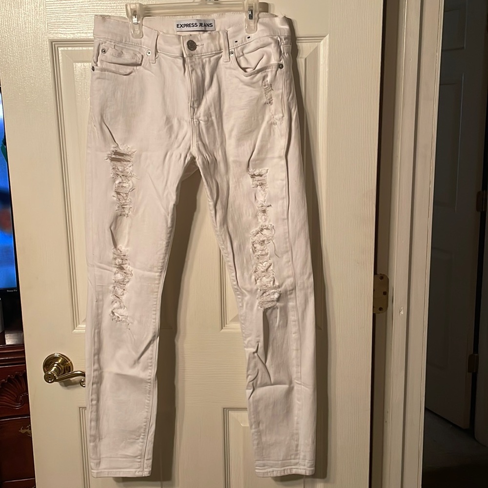 Express white Leggings